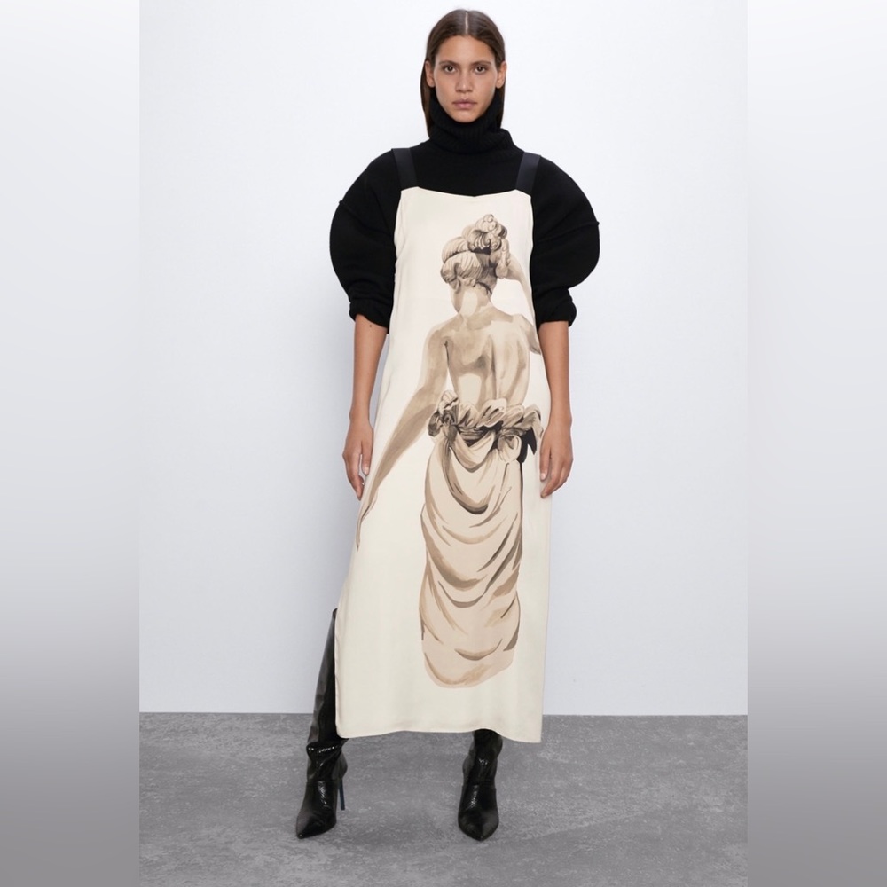 Zara A/W 2019 Limited Edition Statue Print Dress!!! And rag and bone